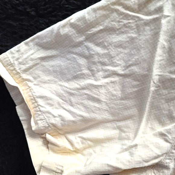 Columbia Sports Wear Mens Button Up Shirt Yellow Size Medium 100% Cotton Pockets - Picture 10 of 12